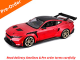Pre Order : 2025 Ford Mustang GTD Red 1:18 Maisto licensed diecast scale model car collectible