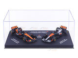Pre Order : 2025 McLaren MCL39 Twin Pack Lando N 1:64 Bburago Licensed F1 Diecast model