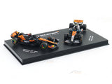 2025 McLaren MCL39 Twin Pack Lando Norris No.4 1:64 Bburago Licensed F1 Diecast Scale Model Car Collectible Set | Buy in India