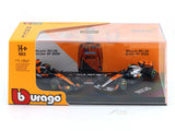2025 McLaren MCL39 Twin Pack Lando Norris No.4 1:64 Bburago Licensed F1 Diecast Scale Model Car Collectible Set | Buy in India