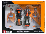 2025 McLaren MCL39 Lando Norris Twin Pack 1:43 Bburago Licensed Diecast F1 Model Car | Buy in India