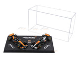 Pre Order : 2025 McLaren MCL39 Twin Pack Oscar P 1:64 Bburago Licensed F1 Diecast model
