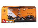 Pre Order : 2025 McLaren MCL39 Twin Pack Oscar P 1:64 Bburago Licensed F1 Diecast model