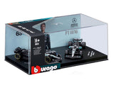 Pre Order : 2025 Mercedes W16 Twin Pack George R 1:64 Bburago Licensed F1 Diecast model