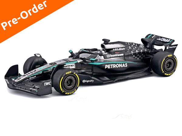 PreOrder : 2025 Mercedes-AMG W16 George Russell 1:64 Bburago diecast scale model car