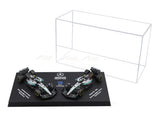 Pre Order : 2025 Mercedes W16 Twin Pack Kimi A 1:64 Bburago Licensed F1 Diecast model
