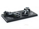 2025 Mercedes-AMG F1 W16 Twin Pack Kimi Antonelli No.12 1:64 Bburago Licensed Formula 1 Diecast Scale Model Car Collectible Set | Buy in India