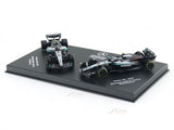 2025 Mercedes-AMG F1 W16 Twin Pack Kimi Antonelli No.12 1:64 Bburago Licensed Formula 1 Diecast Scale Model Car Collectible Set | Buy in India