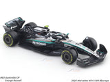 2025 Mercedes-Benz W16 No 63 1:64 Bburago Licensed Diecast Formula 1 Scale Model Car Collectible