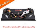 Pre Order : 2025 RedBull RB21 Twin Pack Max V 1:64 Bburago Licensed F1 Diecast model