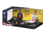 Pre Order : 2025 RedBull RB21 Twin Pack Max V 1:64 Bburago Licensed F1 Diecast model