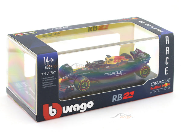 2025 RedBull RB21 No 1 1:64 Bburago Licensed Diecast Formula 1 Scale Model Car Collectible