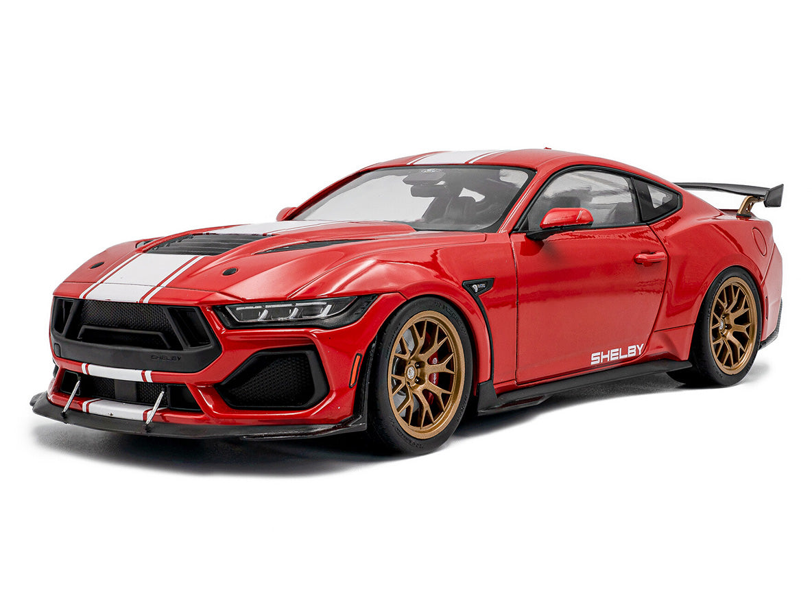 Paint Rashes : 2025 Shelby Mustang Super Snake Red 1:18 Solido Licensed ...