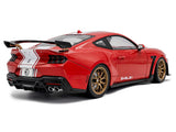 2025 Shelby Mustang Super Snake Red 1:18 Solido Licensed Diecast Scale Model Car Collectible