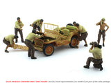 4x4 Mechanic 4 1:18 American Diorama Figure for scale models