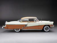 1956 Mercury MontClair Hard Top Glamour Tan Classic White 1:18 SunStar diecast scale model car collectible