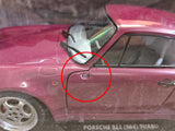Damaged : 1991 Porsche 911 964 Turbo 3.6 Star Ruby 1:18 Solido diecast scale model