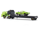 1968 Ford C-950 Truck & 1966 Mustang 2+2 1:64 M2 Machines diecast hauler scale model