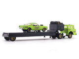 1968 Ford C-950 Truck & 1966 Mustang 2+2 1:64 M2 Machines diecast hauler scale model