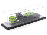 1968 Ford C-950 Truck & 1966 Mustang 2+2 1:64 M2 Machines diecast hauler scale model