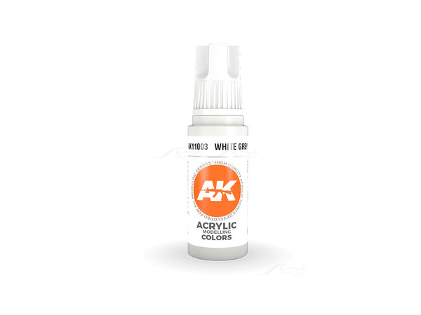White Grey 17ml AK Interactive acrylic color AK11003