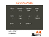 Ash Grey 17ml AK Interactive acrylic color AK11024