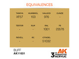 Buff 17ml AK Interactive acrylic color AK11031