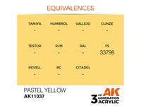 Pastel Yellow 17ml AK Interactive acrylic color AK11037