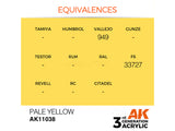 Pale Yellow 17ml AK Interactive acrylic color AK11038