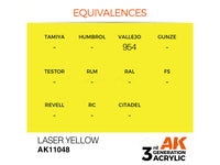 Laser Yellow 17ml AK Interactive acrylic color AK11048