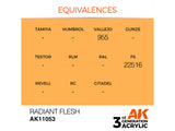 Radiant Flesh 17ml AK Interactive acrylic color AK11053