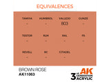 Brown Rose 17ml AK Interactive acrylic color AK11063