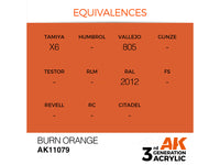 Burn Orange 17ml AK Interactive acrylic color AK11079