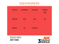 Dead Red 17ml AK Interactive acrylic color AK11083