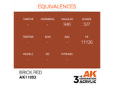 Brick Red 17ml AK Interactive acrylic color AK11093