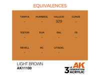 Light Brown 17ml AK Interactive acrylic color AK11100