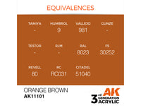 Orange Brown 17ml AK Interactive acrylic color AK11101