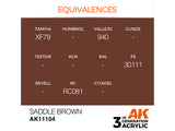 Saddle Brown 17ml AK Interactive acrylic color AK11104