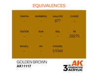 Golden Brown 17ml AK Interactive acrylic color AK11117