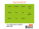 Fluorescent Green 17ml AK Interactive acrylic color AK11129