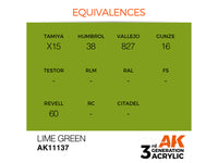 Lime Green 17ml AK Interactive acrylic color AK11137