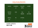 Dark Green 17ml AK Interactive acrylic color AK11146