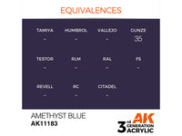 Amethyst Blue 17ml AK Interactive acrylic color AK11183