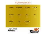 Old Gold 17ml AK Interactive acrylic color AK11192