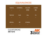 Clear Smoke 17ml AK Interactive acrylic color AK11215