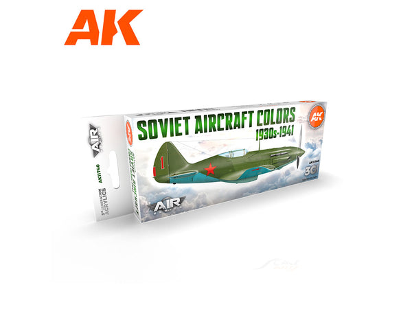 1930s-1941 Soviet Aircraft Colors AK Interactive acrylic color AK11740