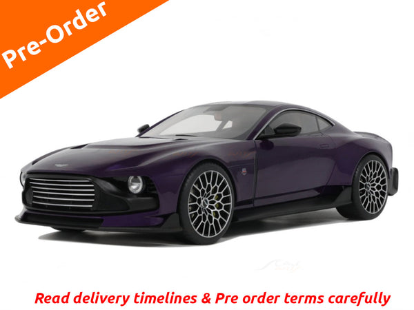 Pre Order : Aston-Martin Valour Storm Purple 1:18 GT Spirit resin scale model car collectible