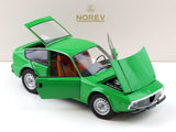 1969 Alfa Romeo Junior Zagato Green 1:18 Norev Limited Edition Licensed Diecast Scale Model Car Collectible | Classic Italian Sports Car | Limited 1000 Pcs | Buy in India