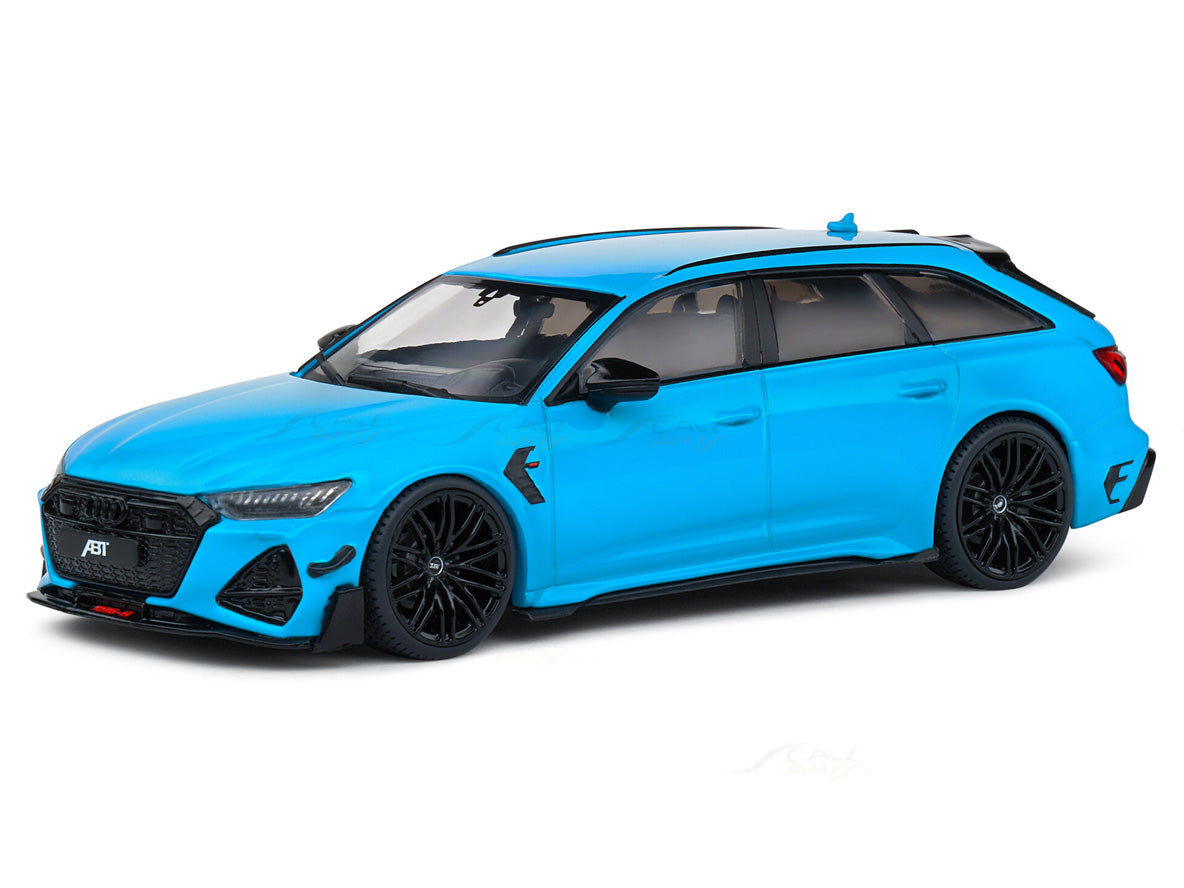 1/18 アウディ　ABT RS6-R ブルー Audi ABT RS6 R Miami Blue 1:43 Solido licensed diecast Scale Model
