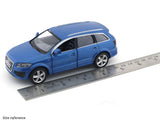 Audi Q7 blue 1:32 RMZ City 5 inch pullback diecast scale model car